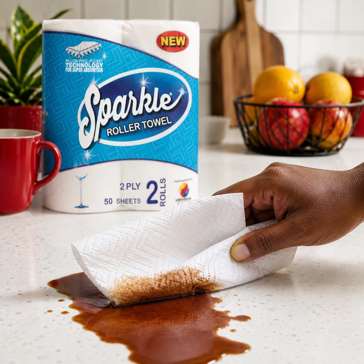 Sparkle Roller Towel product feature